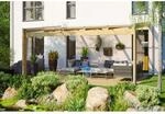 Skan Holz Terrassen&uuml;berdachung Novara 557 cm x 309 cm unbehandelt