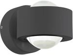 Eglo LED Wandleuchte Ono 2 2-flammig Anthrazit klar 2,5 W