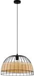 Eglo Pendelleuchte 1-flammig Anwick &Oslash; 50 cm Schwarz-Natur