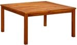 vidaXL Garten-Couchtisch 85x85x45 cm Massivholz Akazie 316396