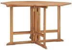 vidaXL Garten-Esstisch Klappbar 110x110x75 cm Massivholz Teak 318480