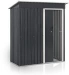 Juskys Metall Ger&auml;tehaus S mit Pultdach Anthrazit