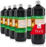 Flambiol Petroleum Heiz&ouml;l in Flaschen 15 x 1l