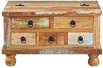 vidaXL Couchtisch Altholz 70x70x38 cm