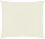 vidaXL Sonnensegel Oxford-Gewebe Rechteckig 2,5x3 m Creme 135205