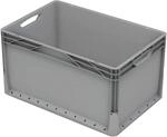 Eurobox-System Box Vollwand 60 cm x 40 cm x 32 cm Grau