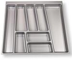 SOTECH ORGA-BOX II Besteckeinsatz 600 mm H&ouml;he 45 mm Silbergrau F&uuml;r Nobilia