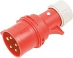 PCE CEE Stecker 5-polig IP44 32 A Rot