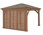 Westmann Seitenwand f&uuml;r Pavillon (BxHxT) 298 cm x 232 cm x 8 cm FSC&reg;