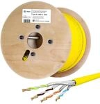 hb-digital Netzwerkkabel CAT 7a Verlegekabel max. 1200 MHz S/FTP AWG23 LSZH...