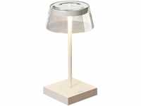 Konstsmide Designer-LED-Tischleuchte Scilla Weiß 27 cm x 11 cm x 11 cm