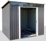 osoltus Metall Ger&auml;tehaus Pultdach Ger&auml;teschuppen 238 cm x 238 cm 5,6 m&sup2;