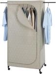 Wenko Kleiderschrank Balance Taupe mit Rollen