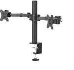 Hama Monitorhalterung f&uuml;r 2 Monitore Beweglich 13 Zoll - 35 Zoll Schwarz