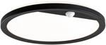 Paulmann LED-Outdoor-Leuchte Lamina rund 230 V mit PIR-Sensor Schwarz