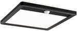 Paulmann LED-Outdoor-Leuchte Lamina eckig 230 V mit PIR-Sensor Schwarz