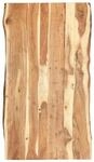 vidaXL Tischplatte Massivholz Akazie 118x50-60x3,8 cm 286334