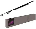 Philips Hue LED-Schienenbeleuchtung Perifo 3er Spotleuchte und Lightbar Schwarz