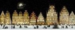 Wandkalender Weihnachtliches Stadtpanorama