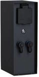 Paulmann Steckdosens&auml;ule Plug & Shine Rio mit D&auml;mmerungssensor IP44 Anthrazit