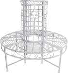 Garden Pleasure Baumbank Larissa Pulverbeschichtet &Oslash; 121 cm x 112 cm Stahl