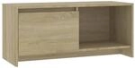 vidaXL TV-Schrank Sonoma-Eiche 90x35x40 cm Holzwerkstoff