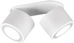 Trio LED-Ein-/Aufbauspot Taurus 2x5W 2x450,m Wei&szlig; matt