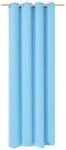 vidaXL Verdunkelungsvorhang mit Metall&ouml;sen 270 x 245 cm T&uuml;rkis 132209
