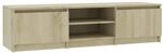 vidaXL TV-Schrank Sonoma-Eiche 140x40x35,5 cm Holzwerkstoff