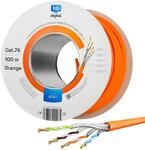 hb-digital Netzwerkkabel CAT 7a Verlegekabel max. 1200 MHz S/FTP AWG23 LSZH 100m