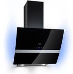 Klarstein Clara 60 Dunstabzugshaube Glas 509 m&sup3;/h Touch Ambiente-Licht Schwarz