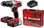 Einhell 18 V Akku-Schlagbohrschrauber TE-CD 18 inkl. 2 Ah Akkus mit Koffer