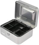 HMF 10120-09 Geldkassette 20 x 16 x 9 cm Silber