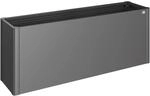 Biohort Hochbeet Metall Dunkelgrau-Metallic 77 cm x 201 cm x 53 cm