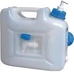 H&Uuml;NERSDORFF Wasserkanister 12L HDPE M Ablasshahn+Pumpspender H310x165xt350mm 816510