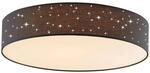 Lindby LED Deckenleuchte Ellamina 9945398 Dimmbar mit Leselampe Modern in Schwarz aus