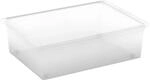 KIS Aufbewahrungsbox C L mit Deckel 4 Rollen Transparent