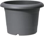 Scheurich Pflanzgef&auml;&szlig; Oliver &Oslash; 40 cm Metallic Grey