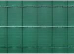 PVC-Sichtschutzstreifen Gr&uuml;n profiliert 24 cm x 201,5 cm 4er Pack