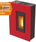 PEGASO Pelletofen Madison Stahl Bordeaux 5,3 kW mit Automatik