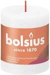 Bolsius Rustik-Kerze Shine 80/68 mm Wolkiges Wei&szlig;
