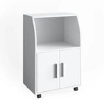 Vicco Rollcontainer Elio Rollbare K&uuml;chen-Minibar Wei&szlig; 55x83 cm