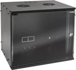 HMF 65709-02 Serverschrank Netzwerkschrank 9HE Unmontiert 19 Zoll Rack Schwarz