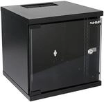 HMF 63406-02 Serverschrank Netzwerkschrank 6HE Wandgeh&auml;use 10 Zoll Rack Schwarz