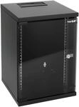 HMF 63409-02 Serverschrank Netzwerkschrank 9HE Wandgeh&auml;use 10 Zoll Rack Schwarz