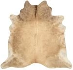 vidaXL Teppich Echtes Rindsleder 150x170 cm Beige 284345