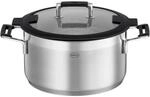R&Ouml;SLE Kochtopf 24 cm Edelstahl Silence Pro Silikon Deckel 910964