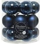 Kaemingk Weihnachtsbaumkugeln Glas 4 cm Nachtblau 18 Stueck