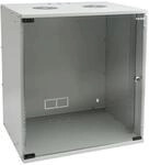 HMF 65712-07 Serverschrank Netzwerkschrank 12HE Unmontiert 19 Zoll Rack Lichtgrau