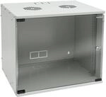 HMF 65709-07 Serverschrank Netzwerkschrank 9HE Unmontiert 19 Zoll Rack Lichtgrau